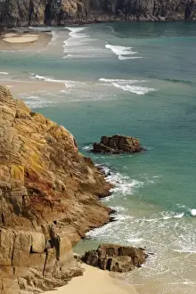 Images Dated 24th March 2007: Europe, England, Cornwall, view of ocean from the coastal path