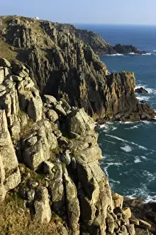 Images Dated 24th March 2007: Europe, England, Cornwall, view of ocean from the coastal path