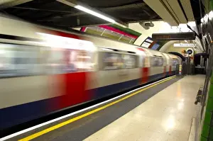 Passenger Prints: Europe, England, London. Underground train station (aka The Tube) THIS IMAGE RESTRICTED
