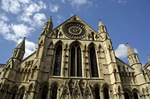 Images Dated 14th September 2007: Europe, England, Yorkshire, York. York Minster, largest Gothic cathedral north of Alps