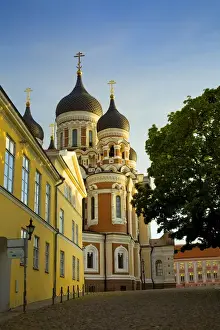 Images Dated 26th June 2009: Europe, Estonia, Tallinn. View of Alexander Nevsky Cathedral