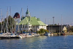 Images Dated 19th August 2006: Europe, Finland, Helsinki. Boats docked in marina. Credit as: Nancy & Steve Ross