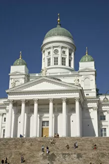 Images Dated 19th August 2006: Europe, Finland, Helsinki. View of the Lutheran Cathedral (Tuomiokirkko ). Credit as