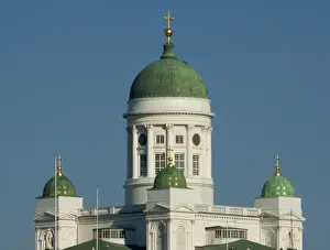 Images Dated 18th August 2006: Europe, Finland, Helsinki. View of the Lutheran Cathedral (Tuomiokirkko ). Credit as