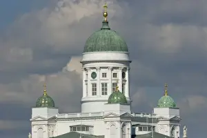 Senate Square Prints: Europe, Finland, Helsinki. View of the Lutheran Cathedral (Tuomiokirkko ). Credit as