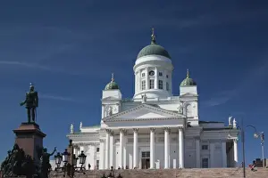 Images Dated 10th June 2010: Europe, Finland, Helsinki. View of the Lutheran Cathedral (Tuomiokirkko ). Credit as
