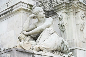 Europe, France, Bordeaux, Gironde Aquitaine, UNESCO World Heritage Site, Monument Aux Girondins