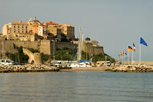 Images Dated 2nd May 2006: Europe, France, Corsica, Calvi. Genoan Citadel built in 16th century on granite promontory
