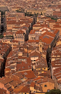 Images Dated 31st May 2005: Europe, France, Cote D Azure, Nice. Aerial view of Old Nice
