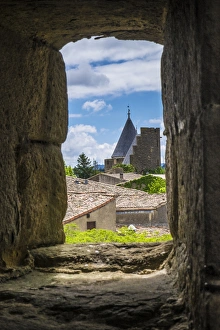 Europe, France, Languedoc-Roussillon, ancient fortified city of Carcassonne, UNESCO