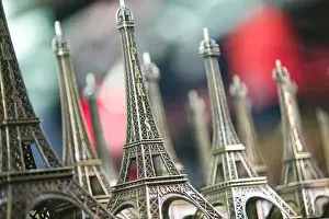 Europe, France, Paris, Eiffel Tower Area: Eiffel Tower Miniatures