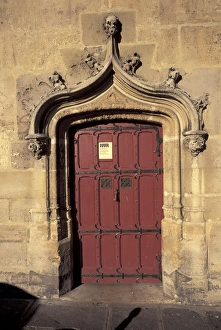 Images Dated 13th July 2004: Europe, France, Paris. Hotel and Museum of Cluny, front door