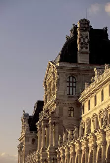 Europe, France, Paris. Le Louvre, building details