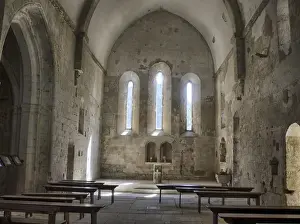 Images Dated 12th July 2014: Europe; France; Provence; Chapel of the small abbaye of Saint Hilaire