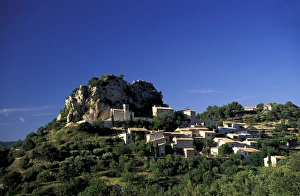 Vaucluse Prints: Europe, France, Provence, Vaucluse, la Roque-Alric. Village view