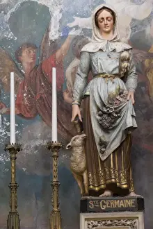 Saint Prints: Europe, France, Toulouse, Cathedral Saint-Etienne de Toulouse, inside the cathedral