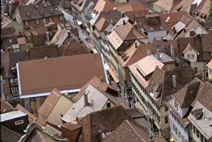 Europe, Germany, Baden, Wurttemberg, Heidelberg. Rooftops