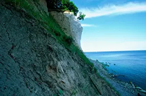 Christian Ziegler Prints: EUROPE, Germany, Baltic Sea, Island of Ruegen Cliffs on rocky coastline of Ruegen