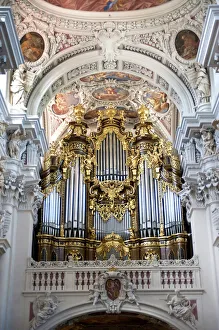 Pipe Organ Prints: Europe, Germany, Bavaria, Passau