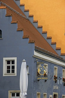 Europe, Germany, Bavaria, Straubing, step gabled roof