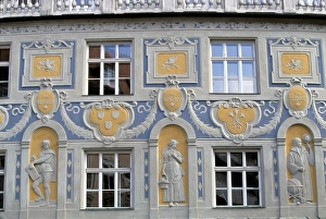 Likeness Prints: Europe, Germany, Bayern (Bavaria), Munich. Sendlinger Strasse, building details