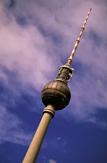 Europe, Germany, Berlin. Alexanderplatz, television tower