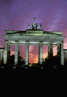 Brandenburg Gate Prints: Europe, Germany, Berlin, Brandenburg Gate