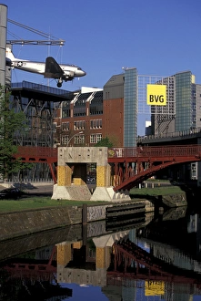 Riverfront Prints: Europe, Germany, Berlin, Kreuzberg. Deutsches Technik Museum & Candy bomber