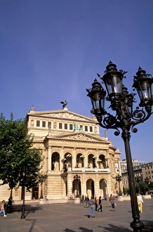 Images Dated 23rd August 2006: Europe, Germany, Frankfurt. Opera Platz