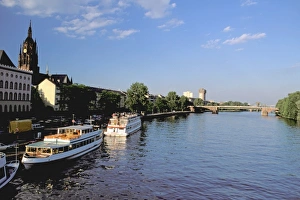 Frankfurt Prints: Europe, Germany, Frankfurt, River Main