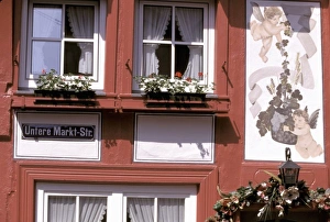 Hessen Prints: Europe, Germany, Hessen, Wiesbaden. Building details