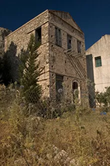 Europe, Greece, Dodecanese Islands, Kastellorizo: formerly abandonded old house