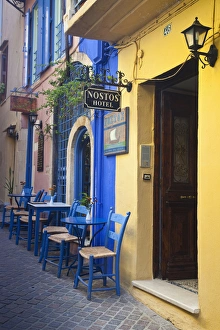Images Dated 15th May 2009: Europe, Greece, Greek Island, Crete, Chania old town, with doorways and small alley ways