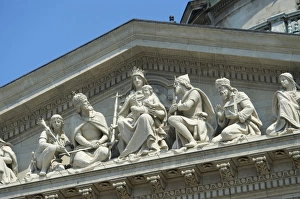 Pest Prints: Europe, Hungary, Budapest, Pest, St. Stephens Basilica, detail