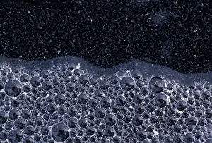 Bubble Prints: Europe, Iceland. Bubbles generated in geothermic pool