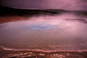 Images Dated 11th February 2005: Europe, Iceland, geothermal spring