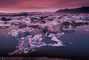 Europe, Iceland, Jokulsarlon lagoon