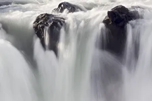 Powerful Prints: Europe, Iceland, North Iceland, Godafoss, Falls of the Gods