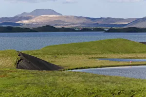 Images Dated 14th July 2005: Europe, Iceland, North Iceland, Lake Myvatn
