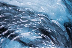 Images Dated 12th March 2015: Europe, Iceland, Southwest Iceland, Skaftafell National Park, Vatnajokull Ice Caves