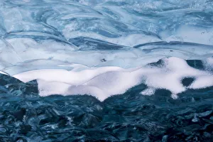 Images Dated 12th March 2015: Europe, Iceland, Southwest Iceland, Skaftafell National Park, Vatnajokull Ice Caves