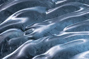 Images Dated 12th March 2015: Europe, Iceland, Southwest Iceland, Skaftafell National Park, Vatnajokull Ice Caves