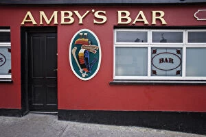 Images Dated 11th September 2007: Europe, Ireland, Ballingarry. Exterior of Ambys Bar pub. Credit as: Dennis Flaherty