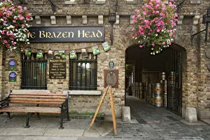 Trending: Europe, Ireland, Dublin. Exterior of Brazen Head pub, established in 1198 AD. Credit as