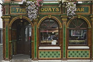 Europe, Ireland, Dublin. Exterior of The Quays Bar. Credit as: Dennis Flaherty