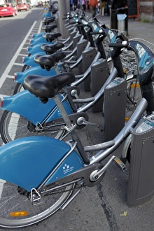 Alternative Prints: Europe, Ireland, Dublin. Public Bicycles in Dublin