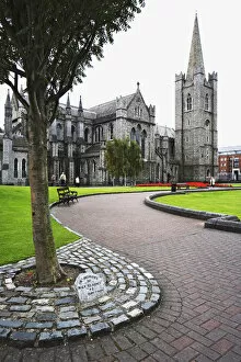 Europe, Ireland, Dublin. View of St. Patricks Cathedral built in 1192. Credit as