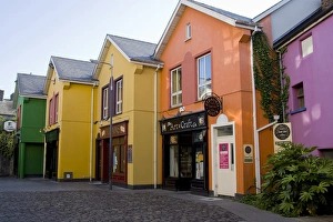 Striking Prints: Europe, Ireland, Ennis. Colorful store fronts. Credit as: Wendy Kaveney / Jaynes