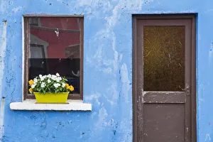 Europe, Ireland, Eyeries. Exterior of weathered house