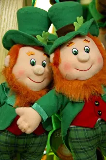 Europe, Ireland, Killarney. Famous Blarney Woollen Mills, leprechauns. THIS IMAGE